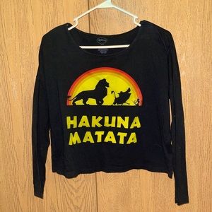 Disney Lion King “Hakuna Mutata” Long Sleeve Tee